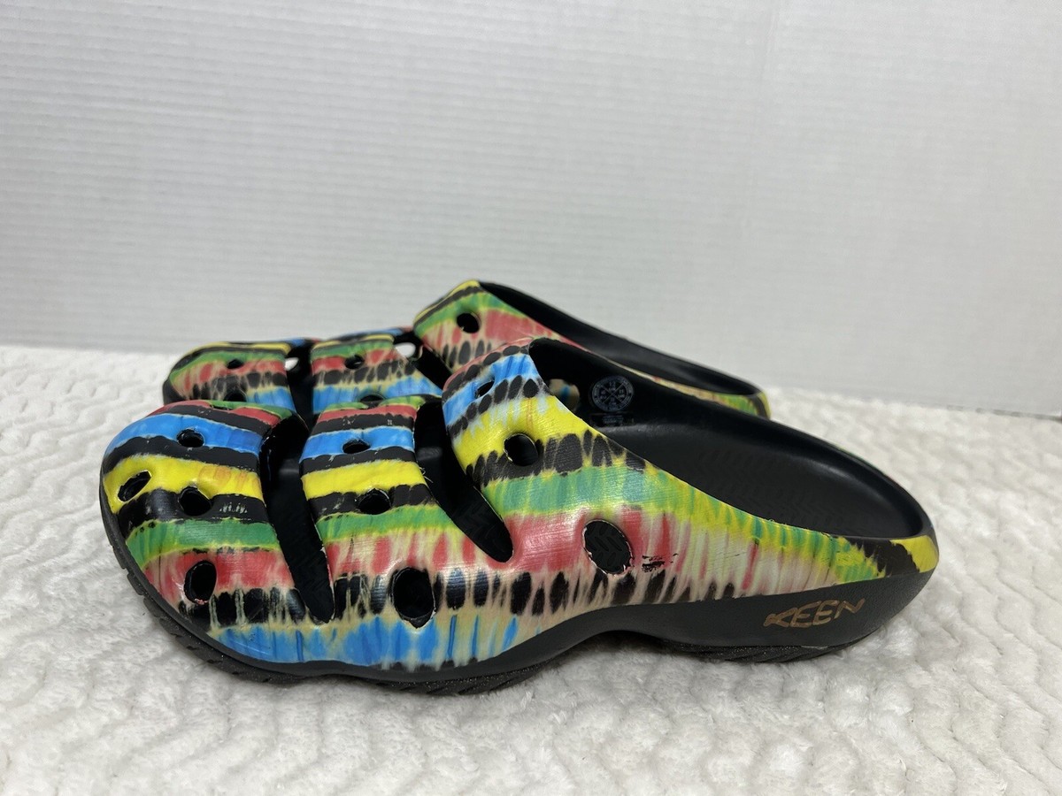 Keen Shoe Yogui Mule Sport Comfort Sandals Tye Dye Hippie  display picture 1