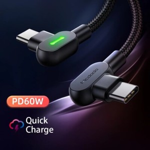 MCDODO 3A PD 60W USB C to Type C  Fast Charging Cable Charger Data Charger Cord
