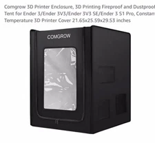 Comgrow 3D Printer Enclosure Fireproof and Dustproof Tent for Ender 3/Ender
