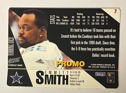 EMMITT SMITH Football Cards **You Pick** Cowboys HOF Revised 5/17 - Picture 60 of 168