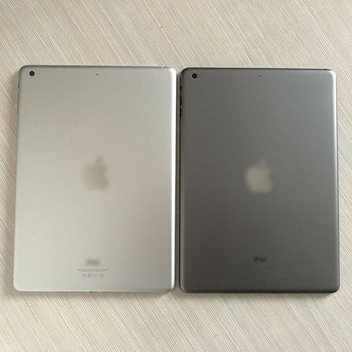 Für iPad Air 1. 2. Gen WiFi 4G Rückseite Akkudeckel Gehäuse Silber/Grau - Bild 2 von 5