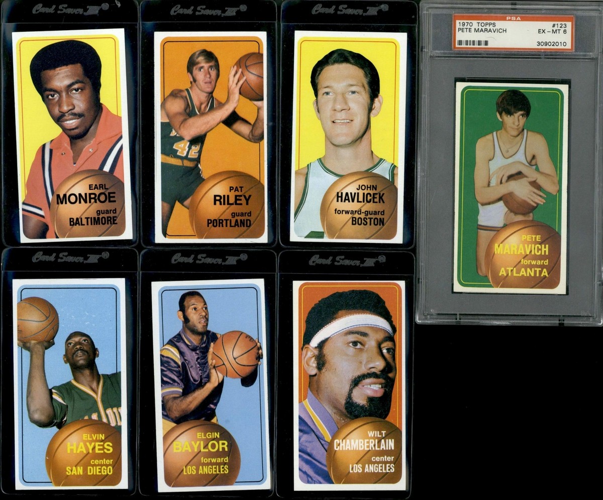 ※最終値下げ NBA HEADLINERS 17体セット 1970 Topps Basketball Complete Set 175/175 High Grade Chamberlain