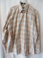 Alan Flusser Men's Shirt Button Up Long Sleeve Multicolor Plaid Size L  11803