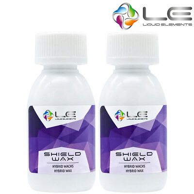 2x Liquid Elements Shield Wax Hybrid Lackversiegelung Carnauba Wachs 100ml