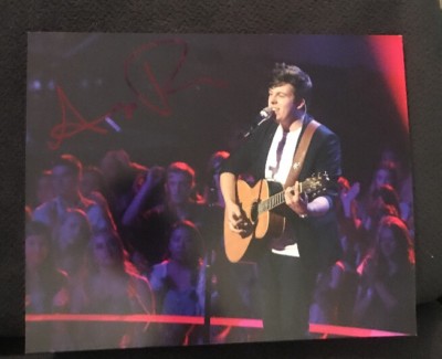 ALEX PRESTON PHILBRICK SIGNED 8X10 PHOTO AMERICAN IDOL W/COA+PROOF RARE WOW