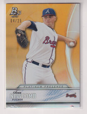 Sean Newcomb 2016 Bowman Platinum Presence Orange Version Card PP26 $1 Ship #/25