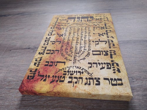 SHIVITI alter hebräischer Kabbala-Schutz Charm, Galerie verwickelt Leinwanddruck - Bild 2 von 11