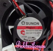 1pcs SUNON MB40201V3-D00C-A99 40mm  20mm DC12V 0.48W 2PIN Cooling Fan MA55 QL