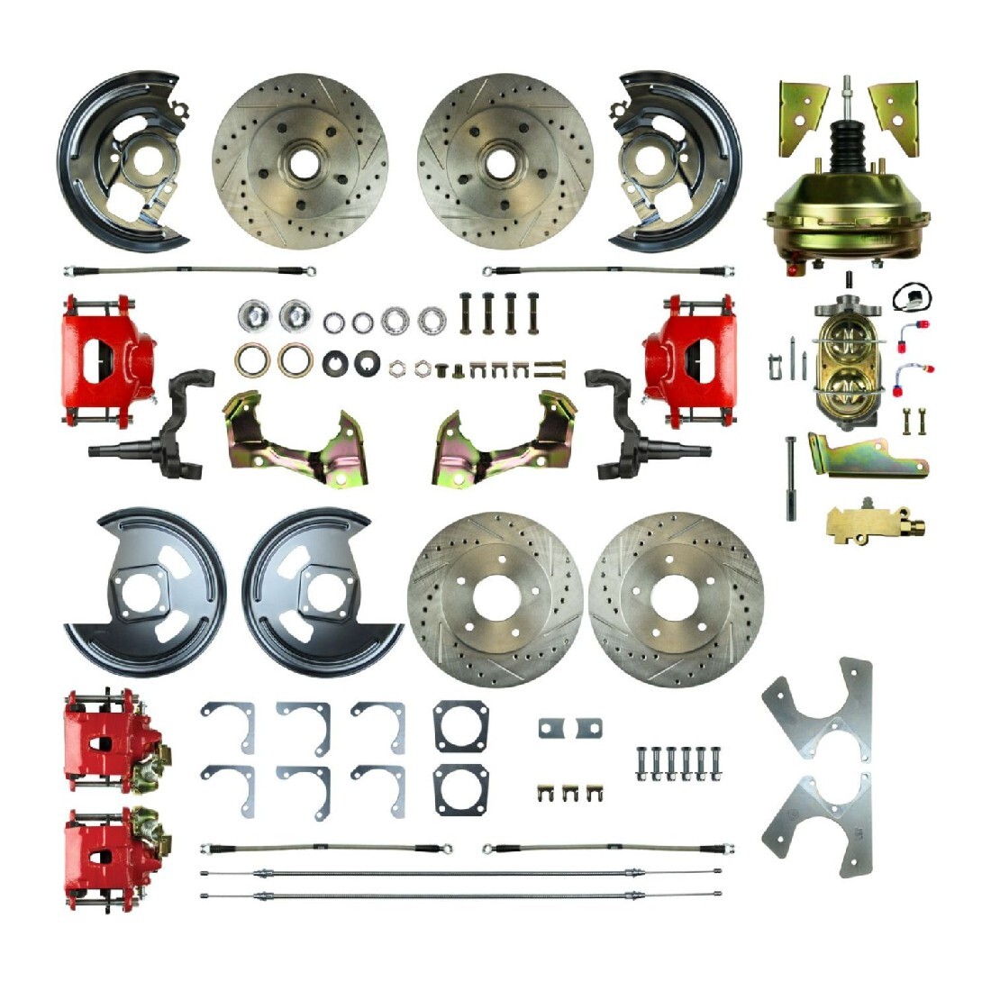 For 19641972 Olds Cutlass Front &Rear Brake Conversion Kit The Right