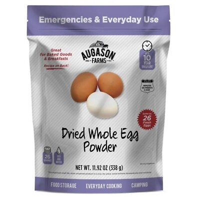 その他 加工食品 Augason Farms Dried Whole Egg Powder Augason Farms Dried Whole Egg Powder Resealable, Dehydrated