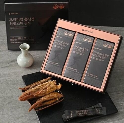 Korean Red Ginseng Extract 6 Year Old Red Ginseng Gold Stick 10ml x 30stick - Picture 7 of 10