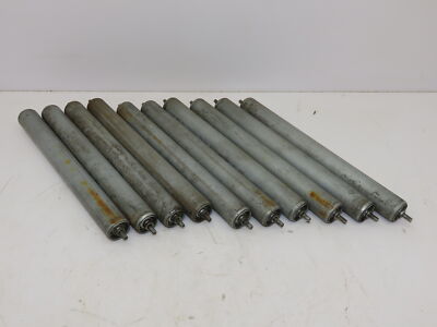 Kendale 10 - Gravity Conveyor Rollers 1-3/8''OD 13'' BF 1/4'' Round Axle Galvanized
