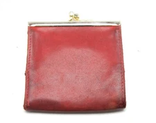 NORDSTROM Red Small Kisslock Wallet