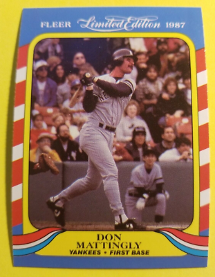 don mattingly limited edition baseball cards Amazon.com: 1991 Donruss Baseball Card #107 Don Mattingly : Collectibles &  Fine Art main image 1