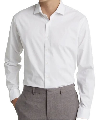 nordstrom rack non iron dress shirts Nordstrom Rack Mens Dress Shirt 15 1/2 32/33 Trim Fit Non-Iron Indian Red Butto