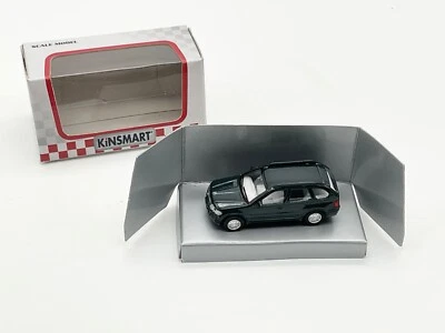 Kinsmart 1:64 ,,BMW X 5,, dunkelgrünmetallic ,,Neu in OVP,, mit Rückzugmotor