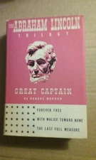 The Abraham Lincoln Trilogy Great Captain by Honore Morrow 1930 Hardcover GC