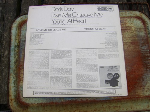 DORIS DAY Love Me Or Leave Me / Young At Heart LP Album 33rpm Vinyl near Mint - Picture 2 of 5
