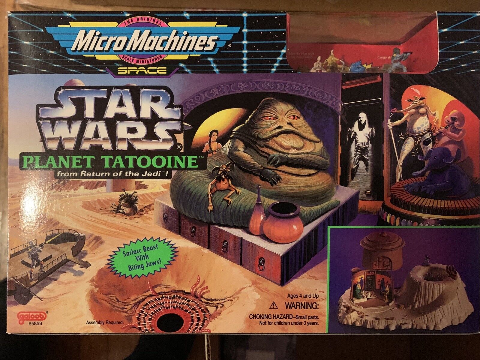 1994 Star Wars Micro Machines Return of the Jedi Planet Tatooine 65858