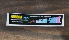 Aurora AFX Magna Sonic Europe Box Sticker Reproduction Stickers DIE CUT!