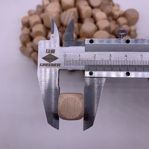 Blank Cube Beech Wood Duce Blank 10,13,14,16,18,20,22,25,30,35 - 60mm Natural - Picture 14 of 23