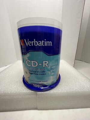 Verbatim CD-R Sealed Qty 100 New/Sealed