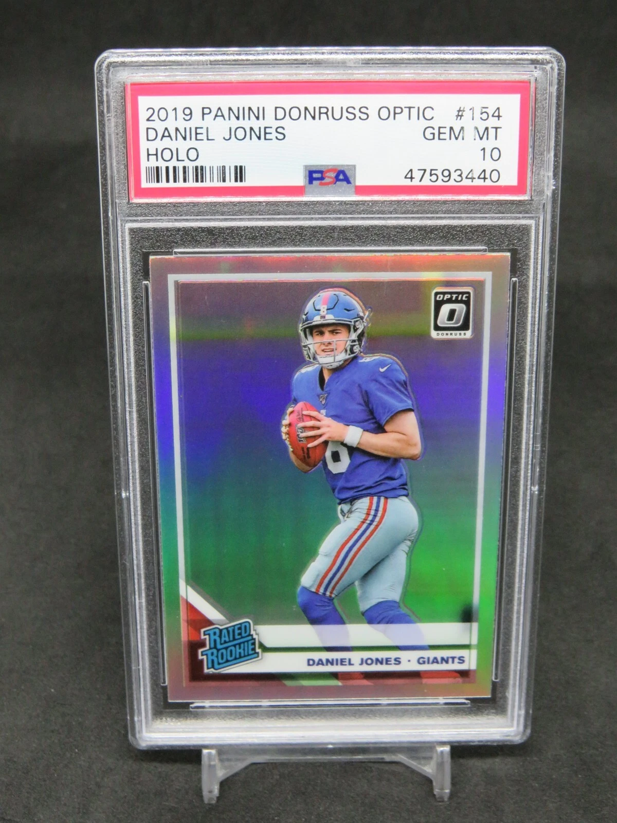 Daniel Jones trading card