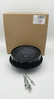 VOLKSWAGEN Original VW Golf 7 Golf Sportsvan Lautsprecher Tieftonlautsprecher mit 4 Nieten