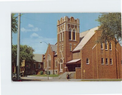 #ad Postcard Grace Lutheran Church on Eau Claire Wisconsin USA $3.49