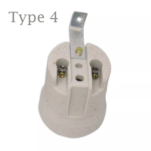 KERAMIK Porzellan ES27 E27 EDISON SCHRAUBE Glühbirne Lampenhalter Lampenhalter - Bild 6 von 54