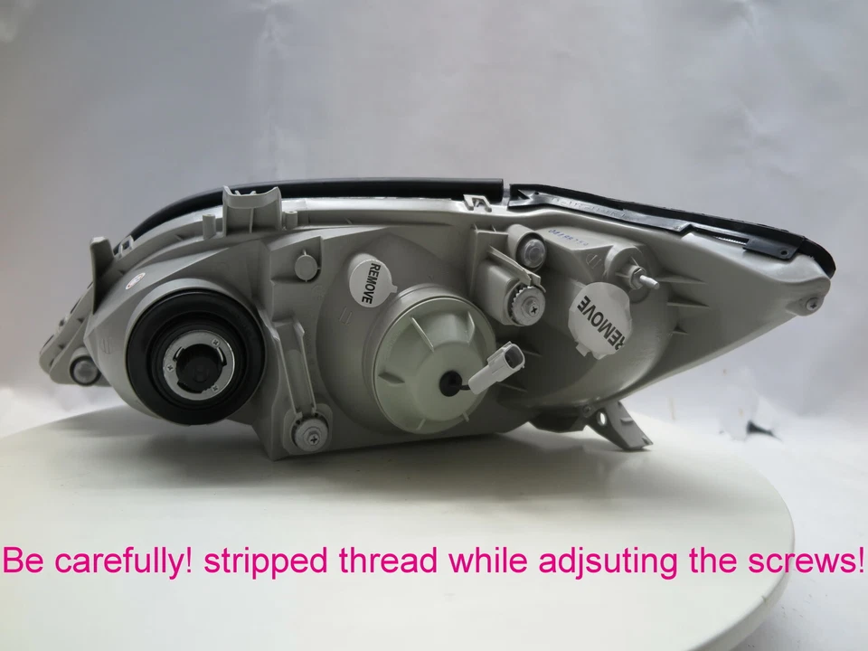 Faro transparente Camry XV30 MK5 2002-2003 sedán 4D cromado ASIA para TOYOTA LHD Foto 3 de 4