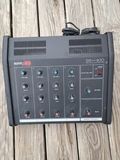 Sunn SR-400 4 Channel Mixer Amplifier Spring Reverb Equalizer Vintage Powers on