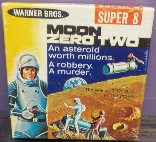 Vintage Super 8 Moon Zero Two 8mm Film Warner Bros James Olson Sci-Fi 265