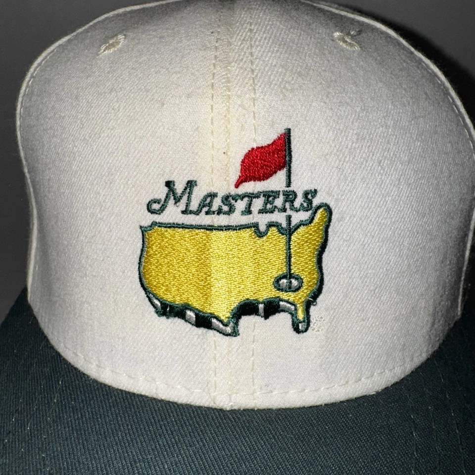 Sombrero de golf Masters de colección hecho con aguja americana EE. UU. Correa verde Bill Augusta Foto 3 de 4
