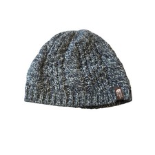 The North Face Blue Lined Cable Knit Beanie Women's One-Size