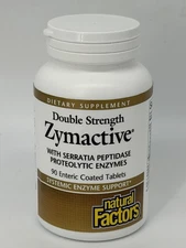 Natural Factors Double Strength Zymactive w/ Enzymes,90 Enteric Coated Tabs