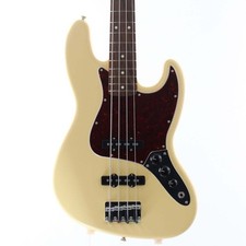 Fender Made In Japan Junior Collection Jazz Bass Satin Vintage White Used Bass