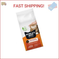 WORLD'S BEST CAT LITTER Low Tracking  Dust Control Multiple Cat Unscented 8-Pou
