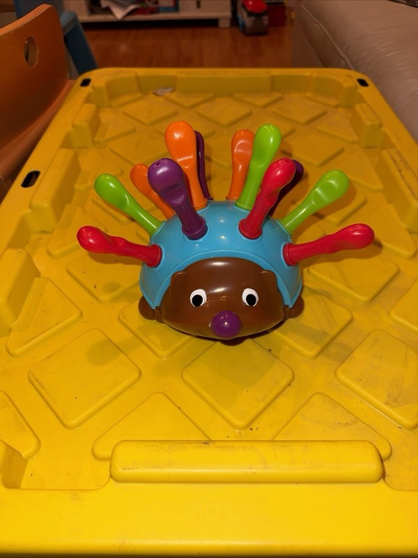 Learning Resources Spike The Fine Motor Hedgehog Blue complete with instructions