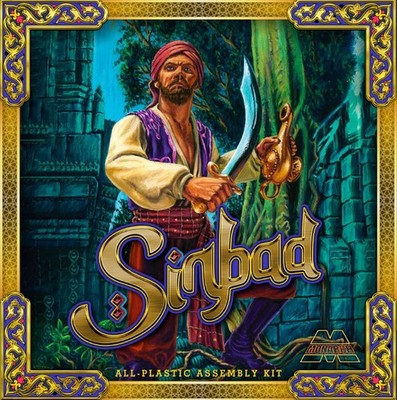Monarch Model Company MMK201 1:8 Sinbad The Sailor Figure Plastic Model Kit