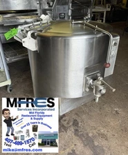 VULCAN K40GL - Nat Gas 40 Gallon Stationary Steam Jacketed Kettle NICE SHAPE!