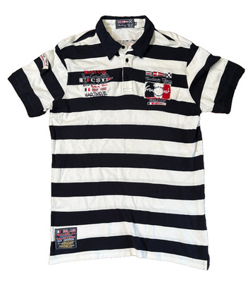 Sailing World Cup Polo Shirt Color Block Tour Yachting Team French USA Mens 3XL