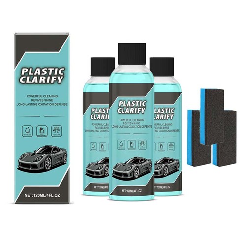 Car Plastic Clarify Treatment - Quick Waterless Spray for Dashboards & Trim 1-3X - Picture 18 of 18