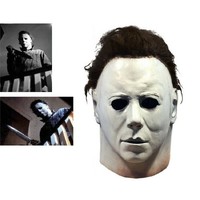 Michael Myers Halloween Maske Latex Vollkopf Scary Horror MöRder Cosplay