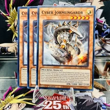 3x Yugioh Playset Cyber Jormungardr ALIN-EN026 Common 1st Ed Near Mint
