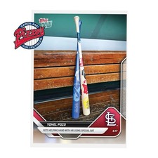 Yohel Pozo HR Bat 2025 MLB Topps NOW Card 570 PR 886 In Hand