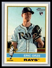 2025 Topps Heritage #589 Eric Orze Base Rookie Card RC
