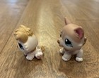 Littlest Pet Shop LPS Cream Tan Husky Dogs #1012 #1013 Hasbro — photo 4