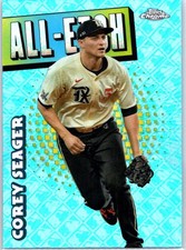 2025 Topps Chrome Logofractor Edition All Etch #CAE-13 Corey Seager Rangers