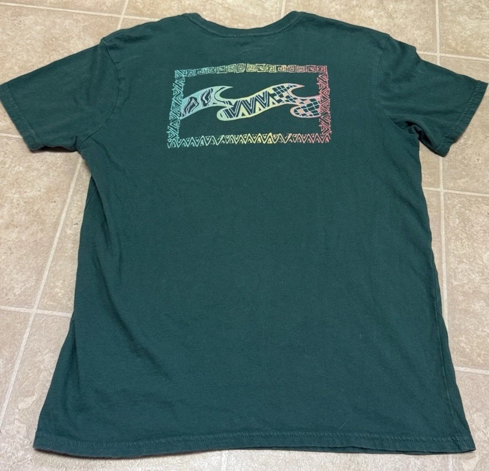 Camiseta Billabong Forest Verde Manga Corta Niños Talla Grande Foto 2 de 4